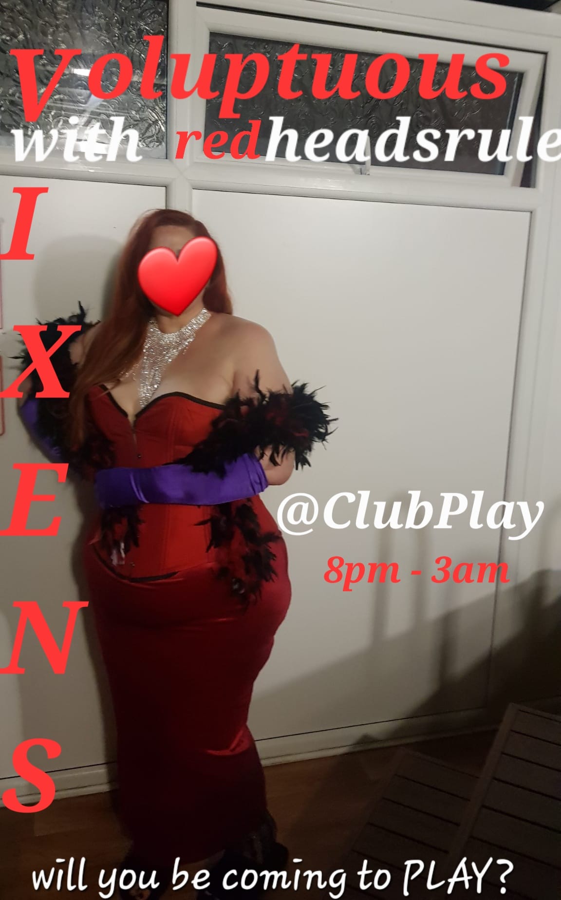 Voluptuous Vixens - Hosted by redheadsrule - Friday 10th March - Club Play Blackpool