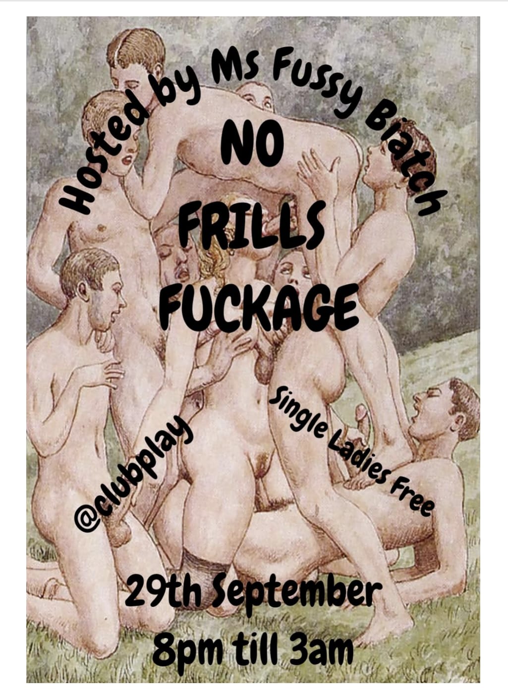 *•° NFF (No Frills Fuckage) °•* Fri 29 Sept ** Club Play Blackpool