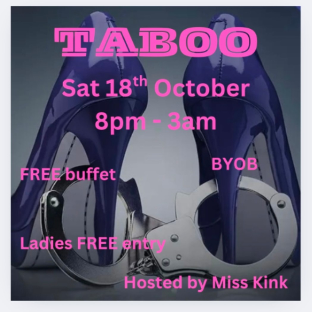 ❌ TABOO ❌ Sat 18th October @ Club Play Blackpool