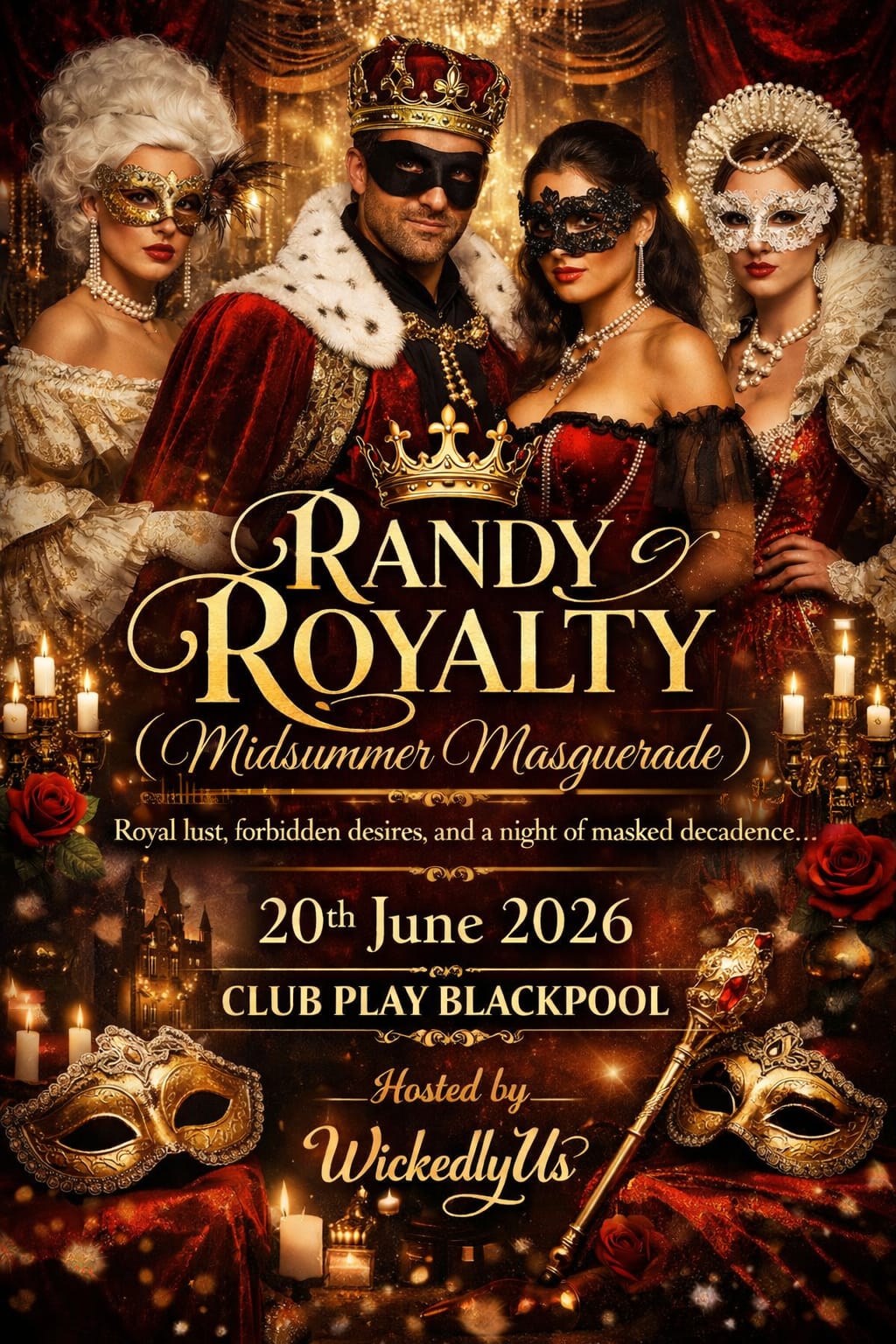 🫅Sat 20th June 🫅 👑 Randy Royale 👑 🌄 A Midsummer Masquerade 🌄