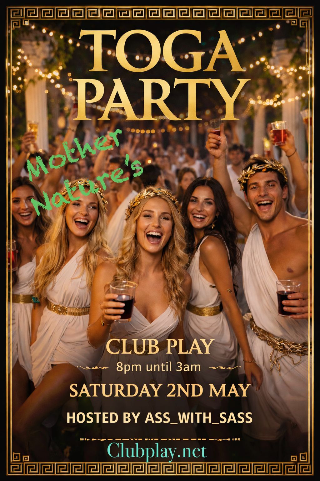 🌏May 2nd -MOTHER EARTHS Toga Party 🌍 Rome Wasn't Built in a Day!!!