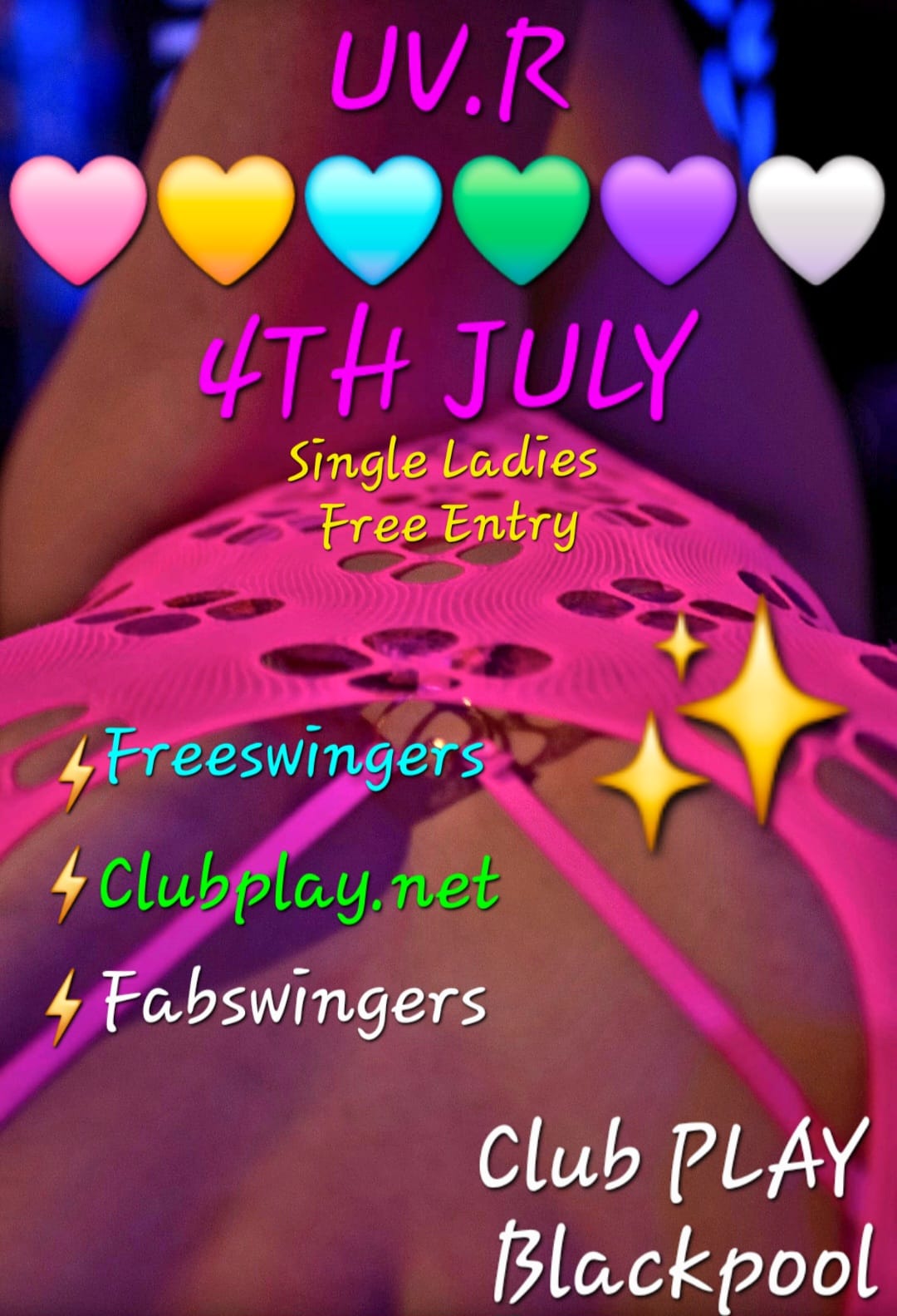 🌈 SATURDAY 4TH JULY UV.R 8PM TILL 3AM 🌈