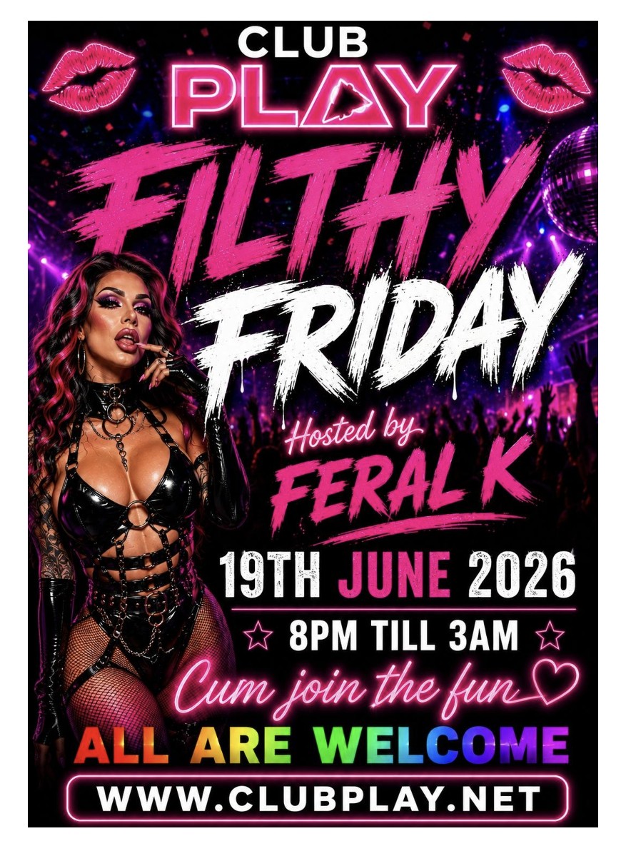 👿😈FILTHY FRIDAY 👿😈 19th June 8pm UNTIL 3am😈👿