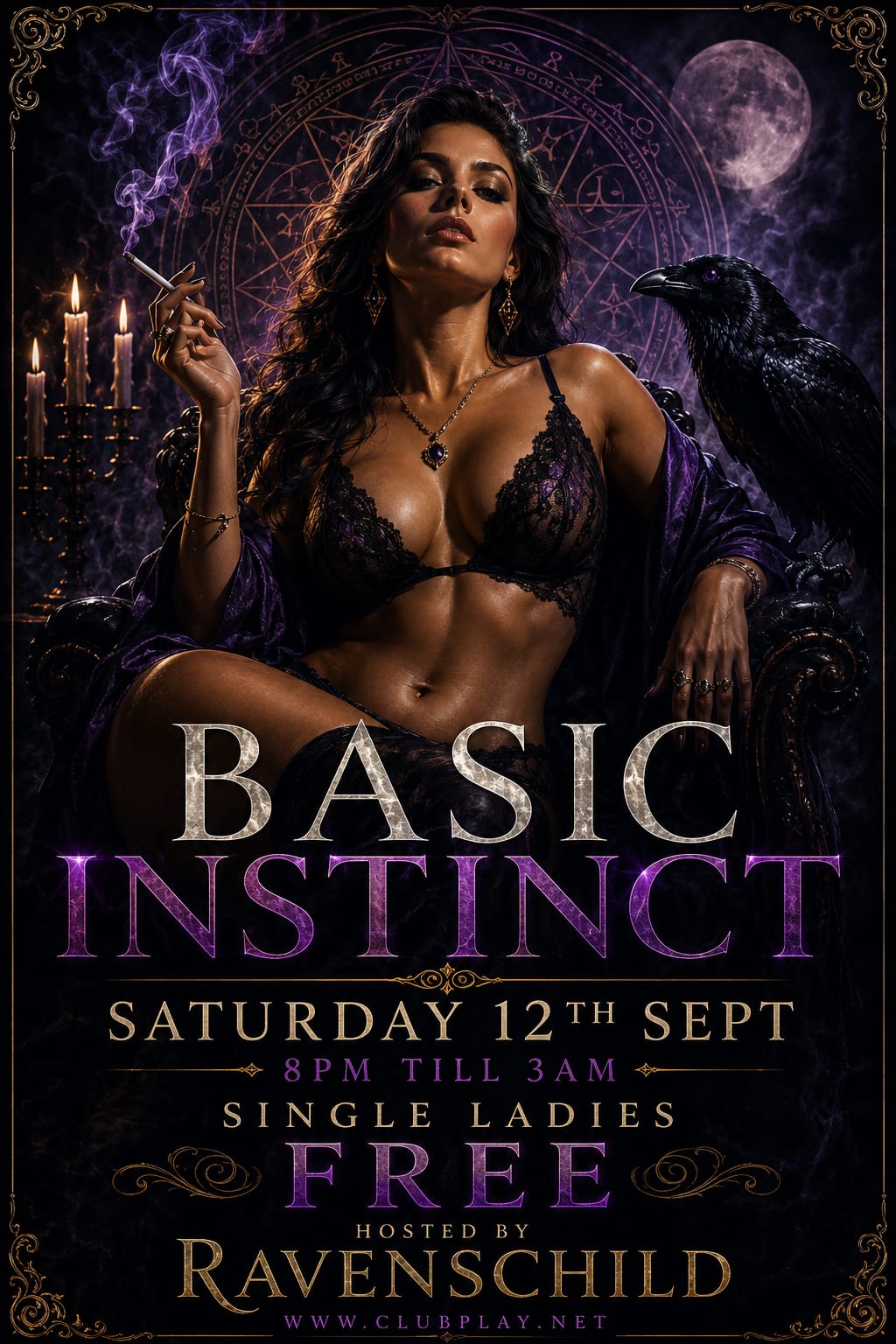 BASIC INSTINCT SAT 12th Sept 8pm till 3am